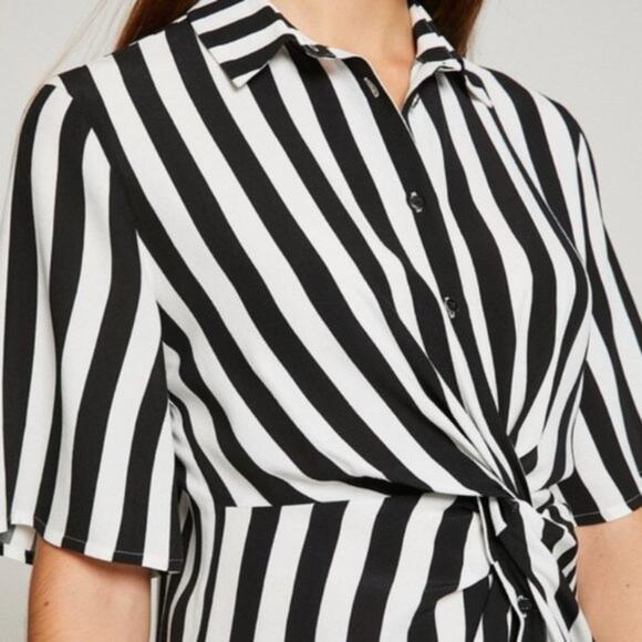 KOTON NWT Stripe Dress Size Medium EU 40 - Picture 3 of 7